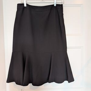 Kasper Black Midi Skirt